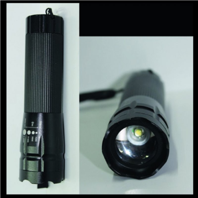LED Taschenlampe mit Dreh-Zoom