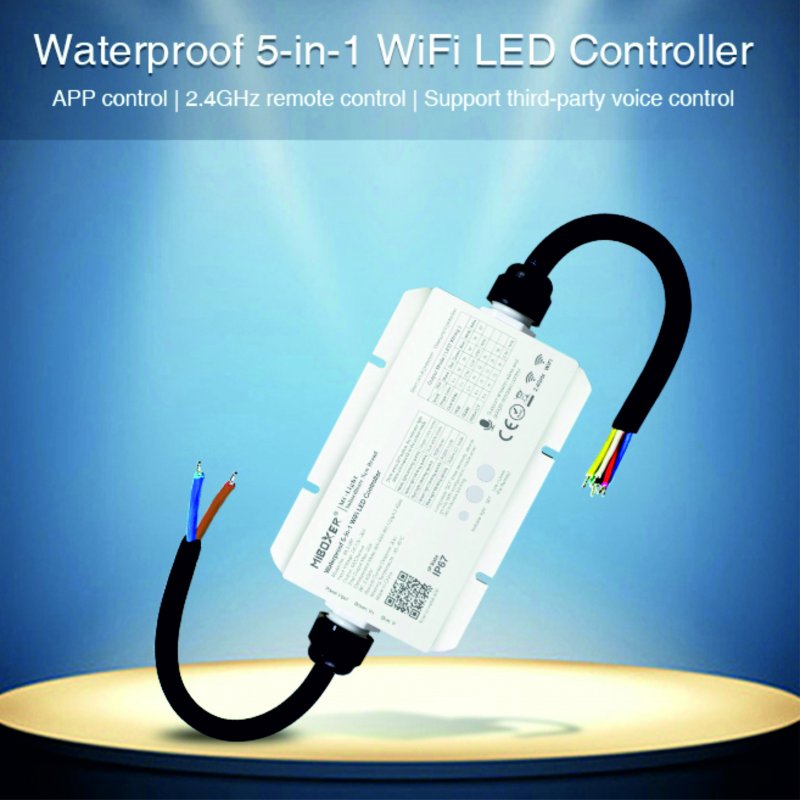 WiFi + 2.4GHz MiBoxer 5 in 1 LED Controller IP67