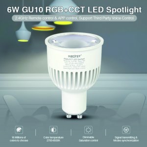 LED Spot GU10 6 Watt RGBcct justierbar