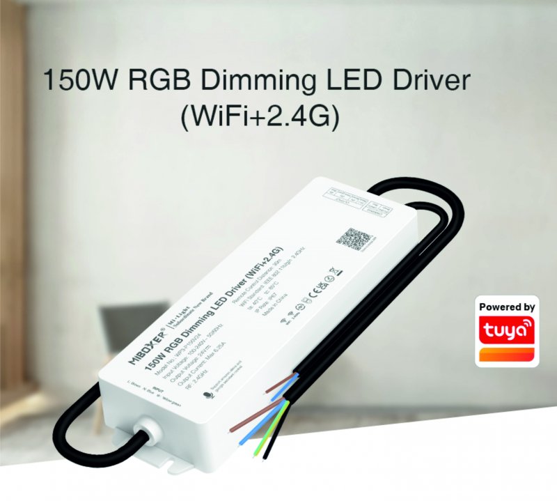 WiFi + 2.4GHz MiBoxer 24V 150W RGB Converter