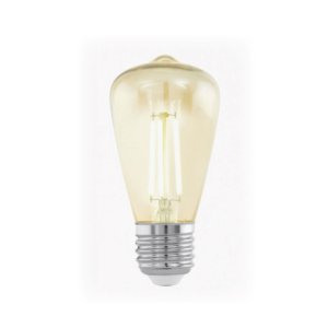 LED Tropfen E27 4W Filament Amber klein ww