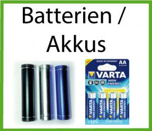 Batterien/Akkus